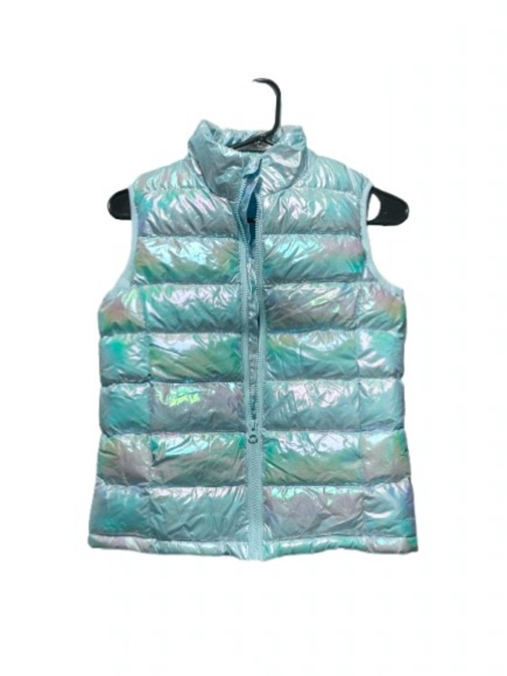 Cutemile Kids Puffer Vest Teal Iridescent Size Medium/7 - 8 Years - Brand New - Picture 1 of 12